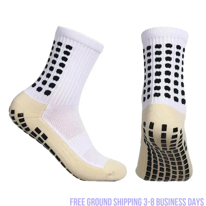 Grip Sports Socks Set of 5 Anti-Slip for Football, Soccer & Cycling Ship from USA