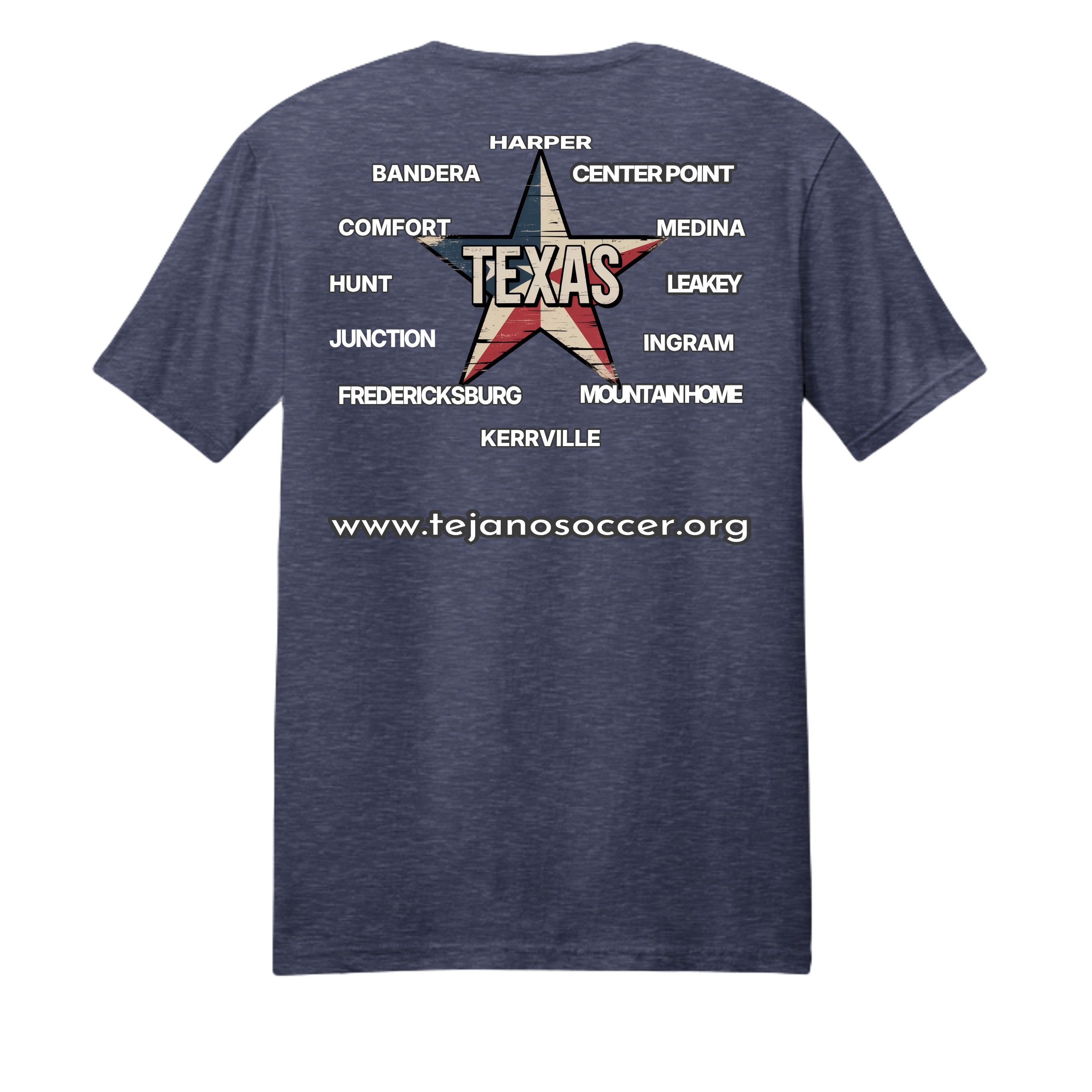 Team Navy Heather - PC455 - BACK
